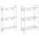 25 in. H x 15.4 in. W Utility Cart with Wheels