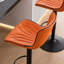 Tabouret de bar pivotant à hauteur réglable en similicuir-766244490