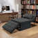 Chaliyah 71" Upholstered Convertible Sleeper Sofa