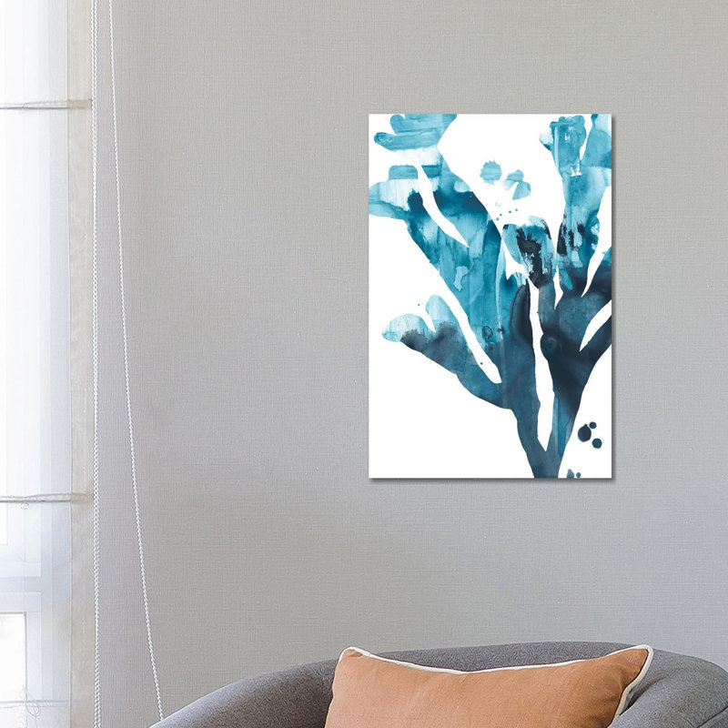 Inkwash Kelp II by June Erica Vess - Wrapped Canvas Gallery-Wrapped Canvas Giclée