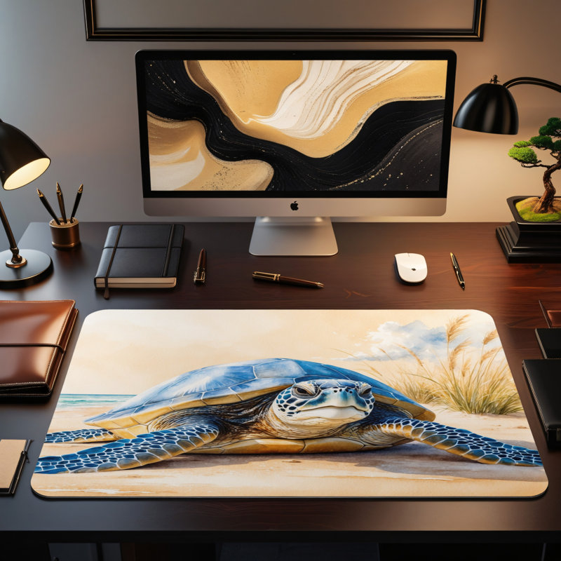 Polyester Desk Pad, 31.5x15.5