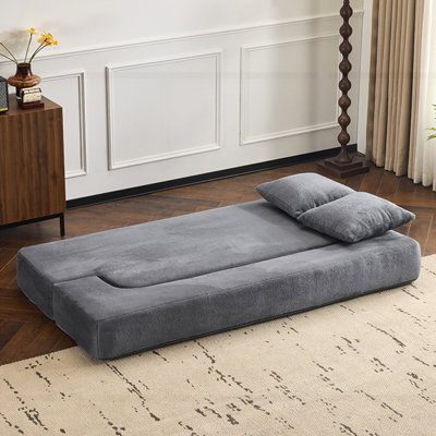 Canapé modulaire avec 3 repose-pieds Ebern Designs
