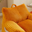 Fauteuil à billes en peluche pour adultes avec accoudoirs et repose-pieds Giant-1003562380