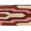 Tapis beige / marron / rose en laine noué à la main Jayleen