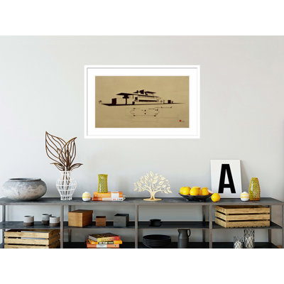 «Frederick Robie House Chicago IL» par Frank Lloyd Wright, impression giclée encadrée