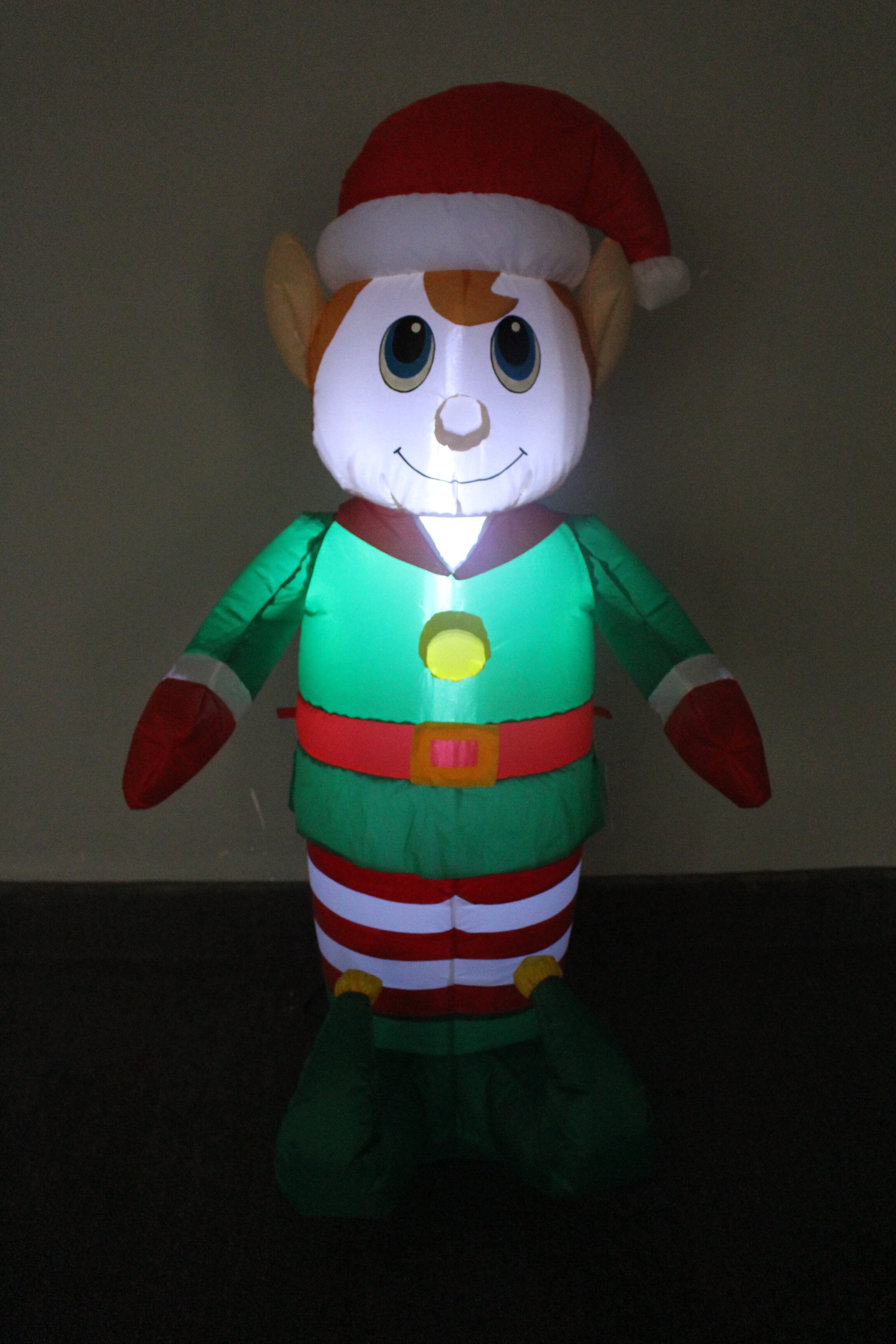 Inflatable on sale elf costume