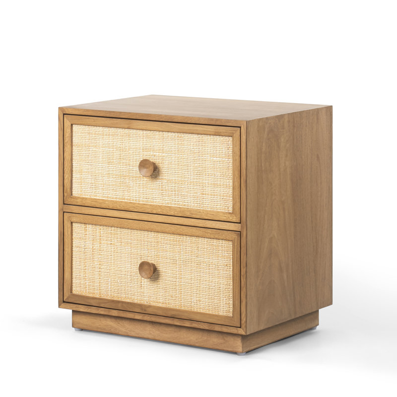 Table de chevet 2 tiroirs Lorien