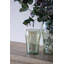 Vases décoratifs en verre avec motifs de visage