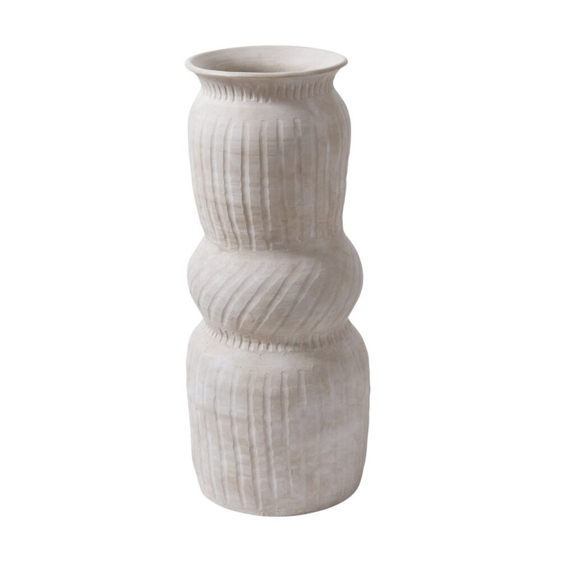Vase Delphine, H 33,50 po x l 14,50 po x P 14,50 po