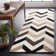 Sanyla Hand Tufted Wool Chevron Rug