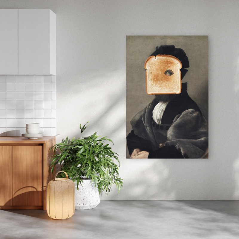 Art mural rétro surréel, 60" H x 40" W