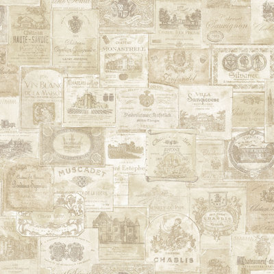 Font 0.1cm x 53cm Matte Wallpaper Roll