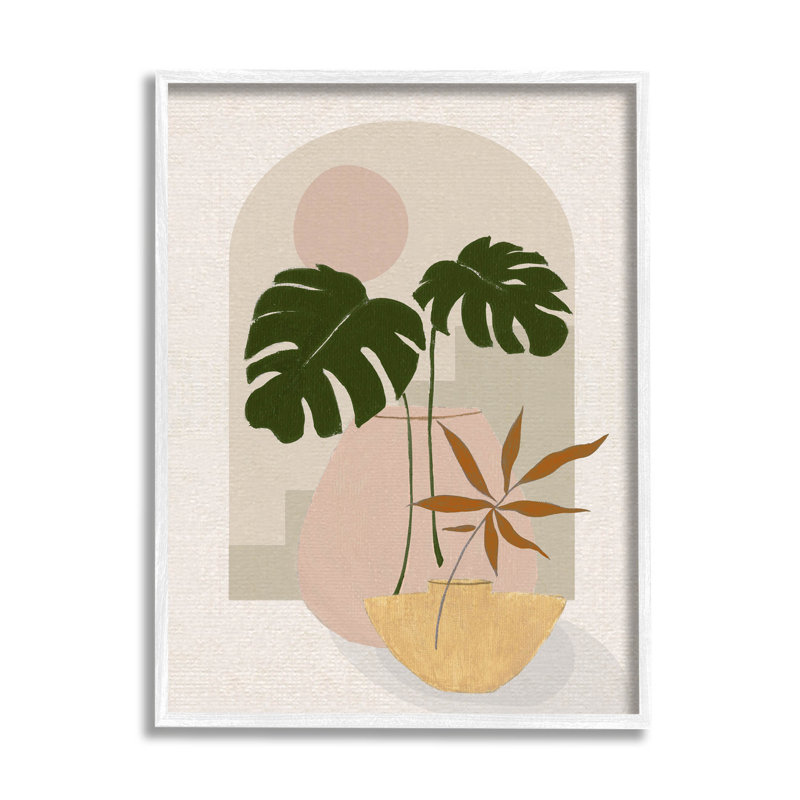 Art de giclée de formes géométriques tropicales par Janet Tava, H 30 po x l 24 po x P 1,5 po
