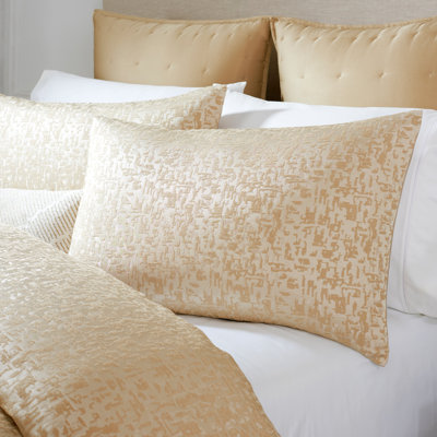 Donna Karan Home Fragment Sham Gold