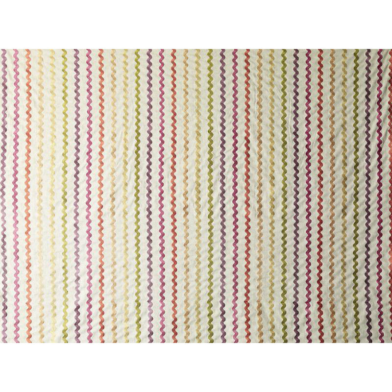 Grandeur Fabric, Green/Pink