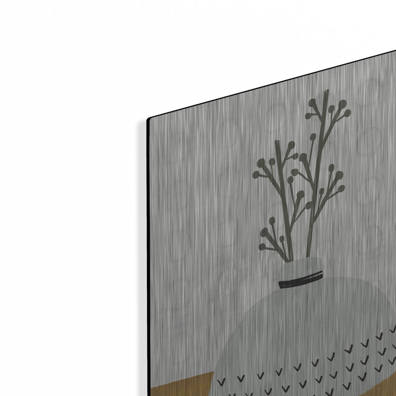  «House Plant 3» par Katie Doucette, art mural en métal, 12 po x 16 po, H 16 po x l 12 po