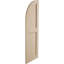 Timberthane deux panneaux plats égaux avec quarts de rideaux en faux arche (par paire)-64351054-64351060-64351048