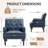 Annalese 28.5'' Wide Modern Leather Armchair-71856054