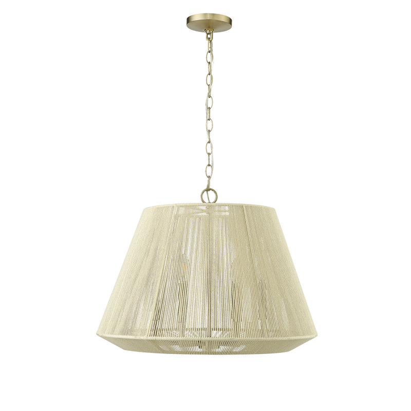 Willeta 6 - Light Unique/Statement Pendant, Modern Gold