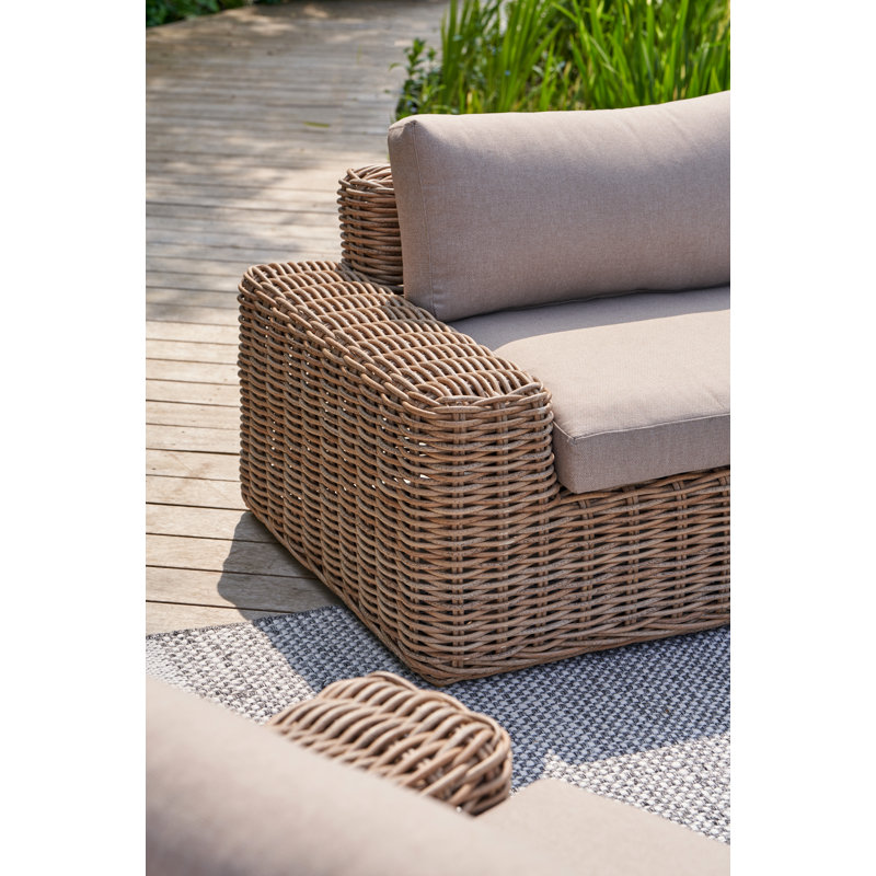 Errin Wicker 4 - Person Seating Group with Cushions
