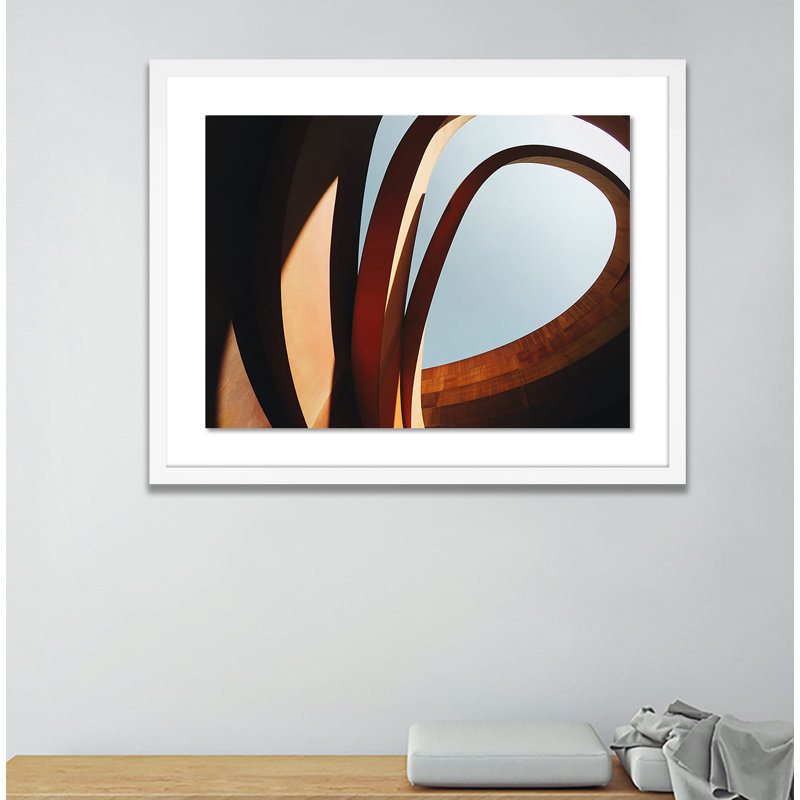 Twist II Print by Vitaliy Paykov, White, 19" H x 24" W x 1.5" D