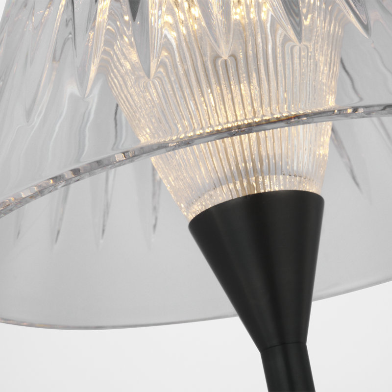 Waterford Blaze Sconce with Clear Crystal, 13.75" H x 5.75" W x 7.75" D, Bronze