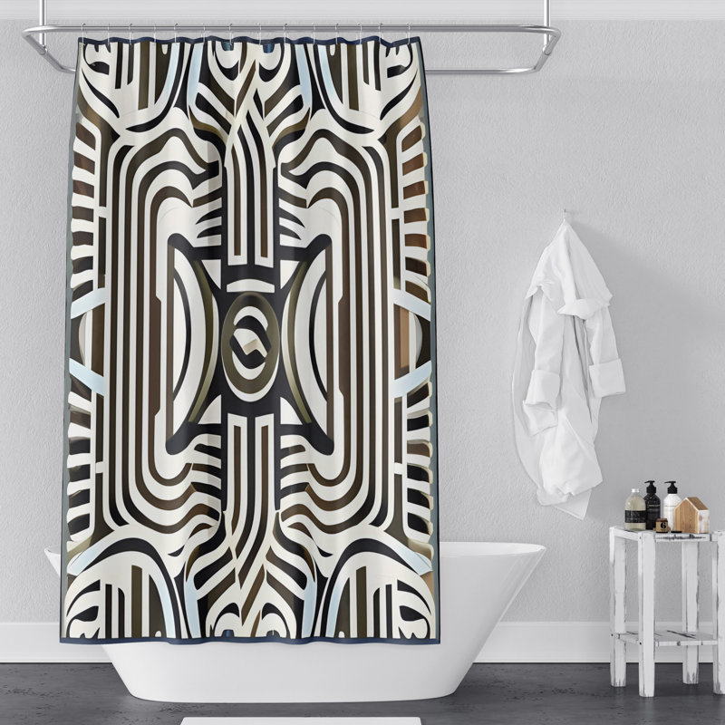 Rideau de douche Conal, H 72 po x l 70 po