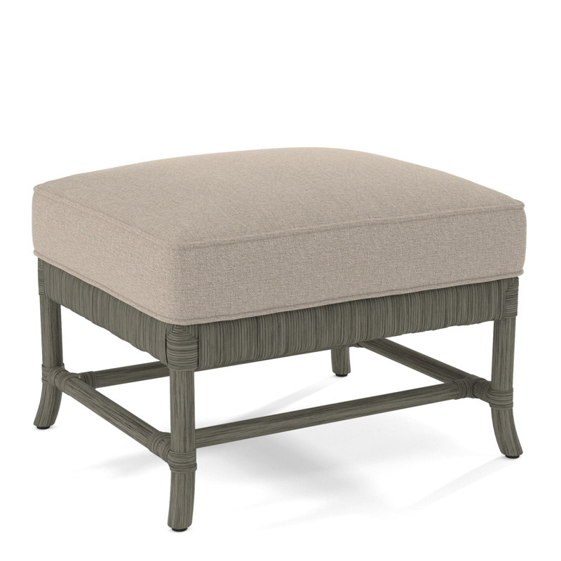 Repose-pieds rectangulaire Lafayette, Pierre grise, Performance Crypton coquille d'œuf; 0884-93