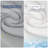 Ergonomic Memory Foam Cervical Pillow, Neck Support Bed Pillow With Removable Cooling Ice Silk & Cotton Cover And Removable Round Pillow-141766308