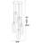 The Adeline Adjustable Height 5-Light Cluster Geometric Pendant