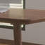 Bureau rectangulaire en bois massif brun noisette-413577396