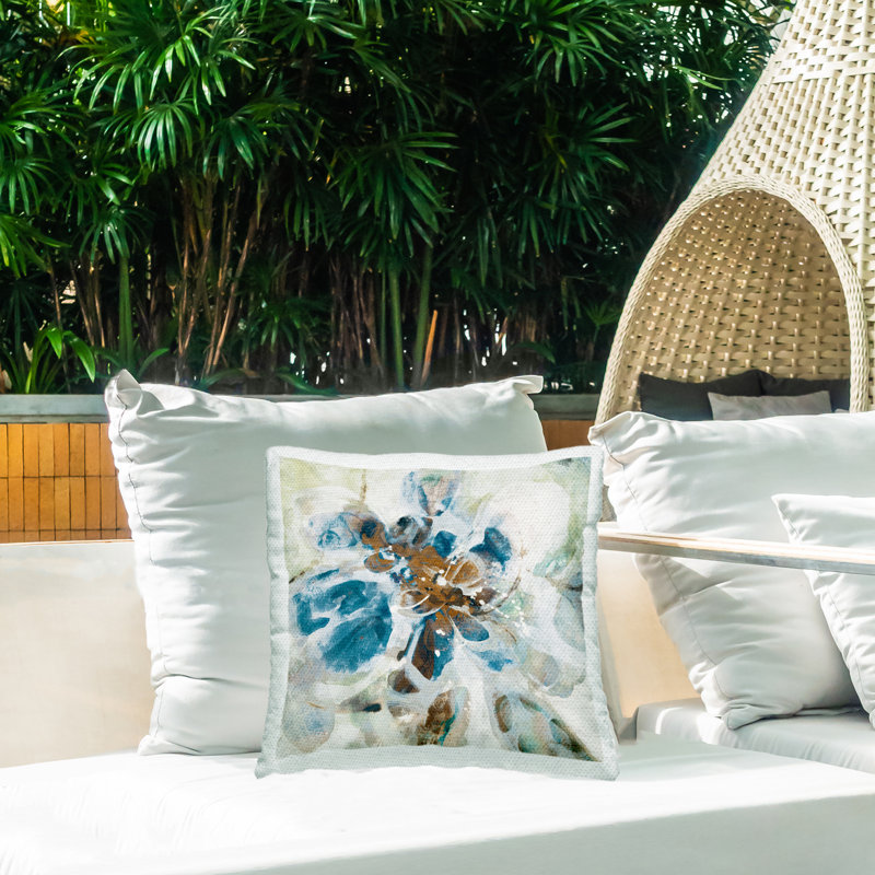 Abstract Outdoor Throw Pillow