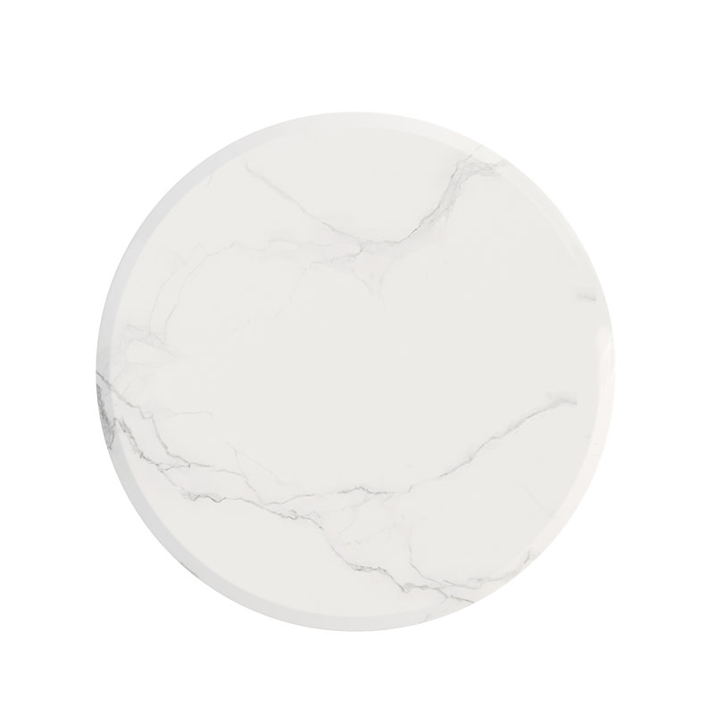 Genuine Marble Lazy Susan 19.7", 0.8" H x 19.69" W