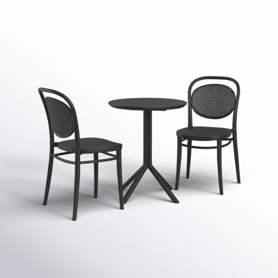 Farrah 24'' Round 2-Person Bistro Set