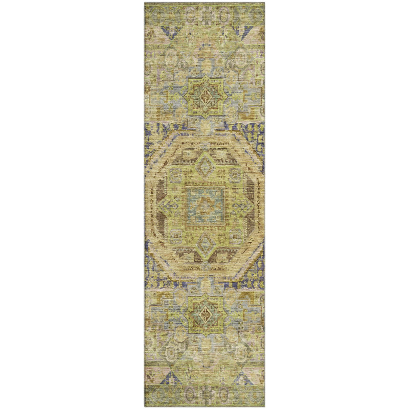 Tapis de qualité supérieure lavable à la machine AMF1743 Global, Tapis de couloir 2 pi 3 po x 7 pi 6 po