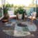 Machine Washable Indoor/Outdoor Chantille ACN1114 Brown Rug