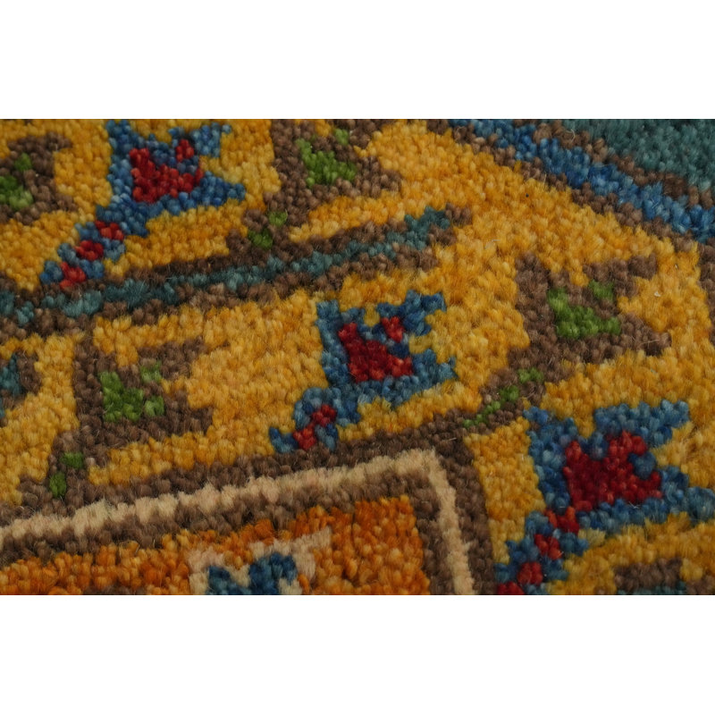 Tapis indien géométrique Kazak 8 x 10
