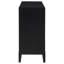 Commode noire à 8 tiroirs