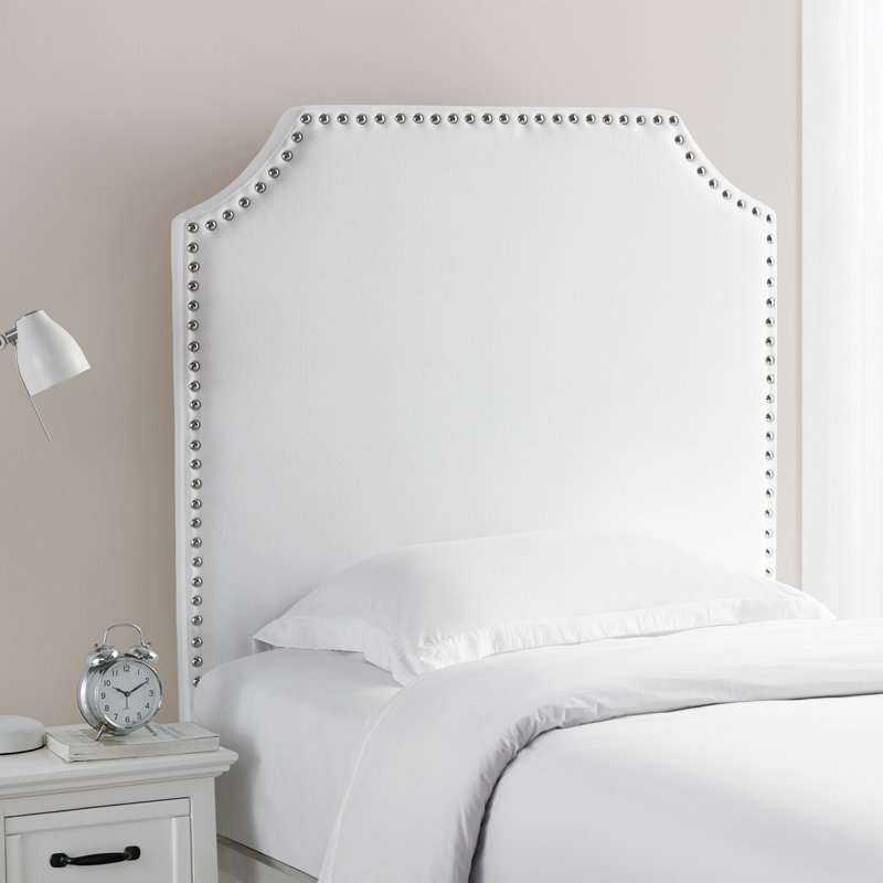 Upholstered Headboard, White