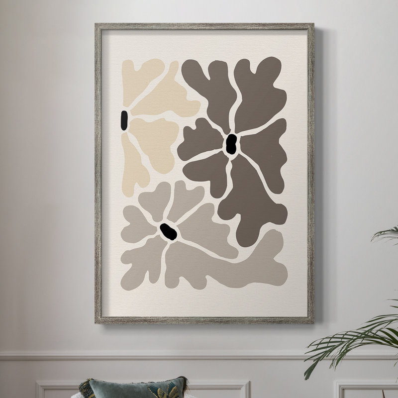 Matisse CCLXI, reproduction encadrée - bois massif, Argent rétro, H 21 po x l 17 po