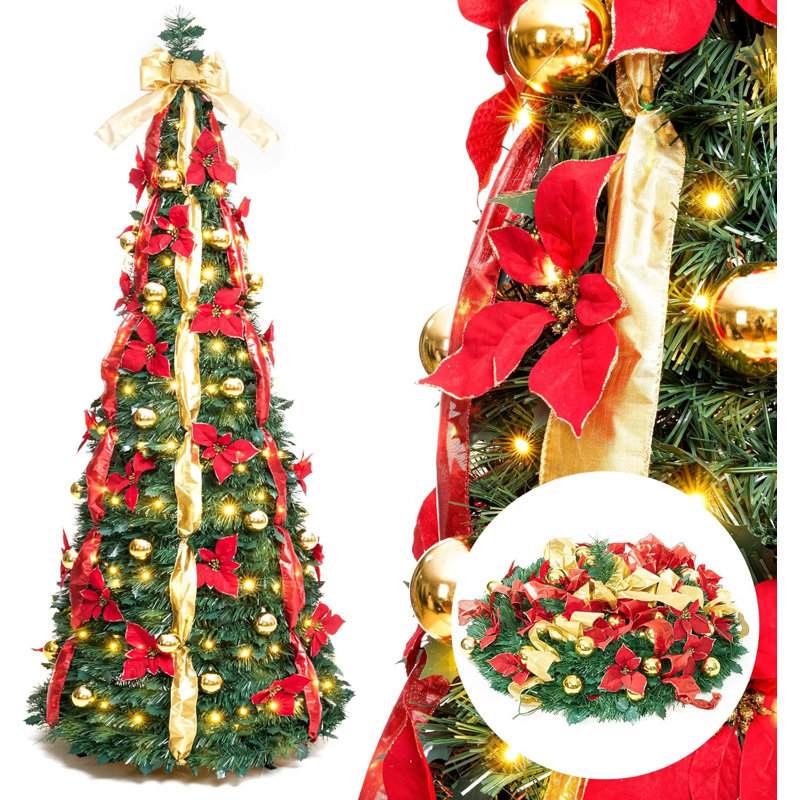 Arbre de Noël décoré, 7.5'