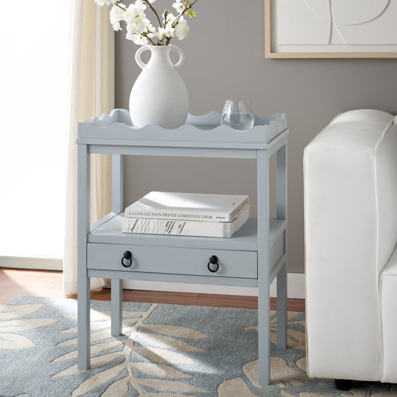 Kirkley Rect Accent Table, Winter Sky