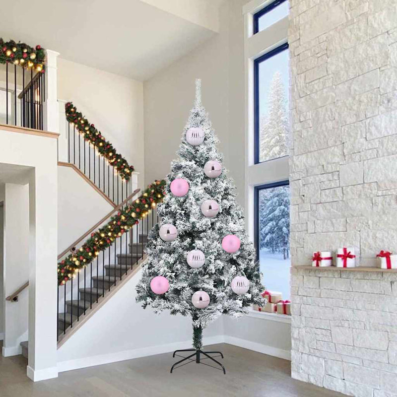 Christmas Bauble Set 3 pcs XXL, Pink
