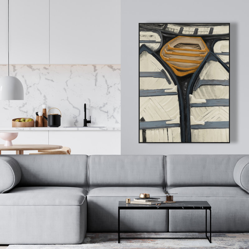 Canoes - Coastal Bathroom, reproduction d'art sur toile encadrée