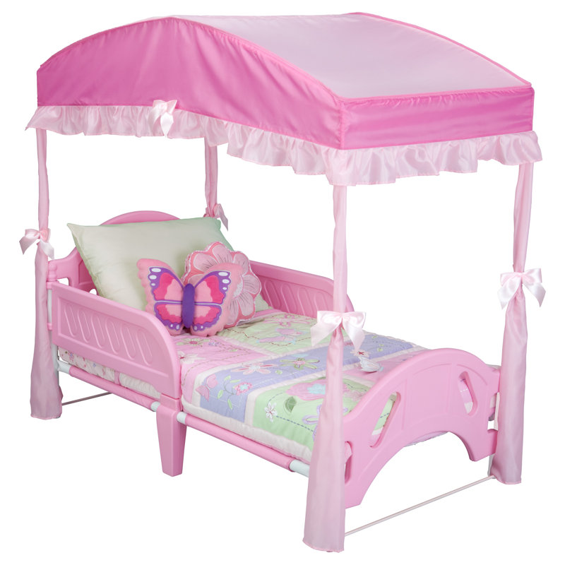Auvent pour lit d'enfant, Rose