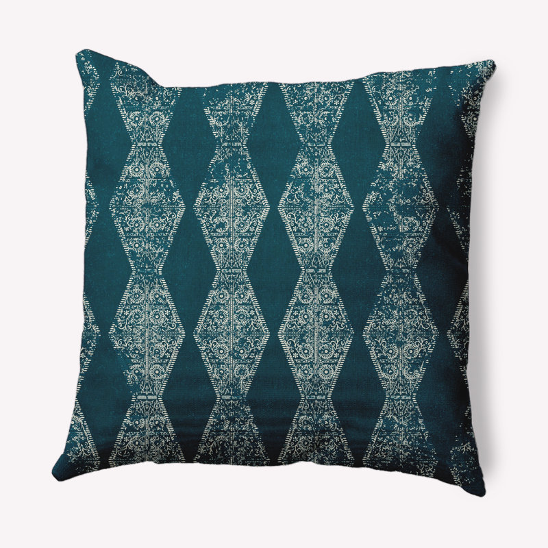Housse de coussin d'extérieur carré Pyramid, 18 po x 18 po, Bleu sarcelle