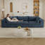 Canapé 118 po en tissu velours côtelé 118 po Cloud-1874919513