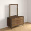 Commode double l 6 tiroirs avec miroir Glow