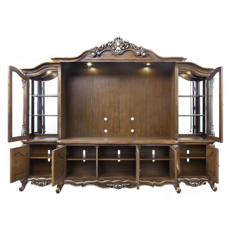 Meuble audio-vidéo finition chêne antique