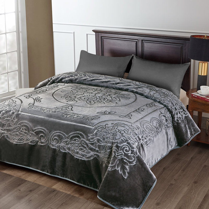Jasmine20210219 Plain Weave / Muslin Blanket, Gray